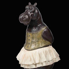 Hippo Ballerina by Bjorn Okholm Skaarup- Bronzo